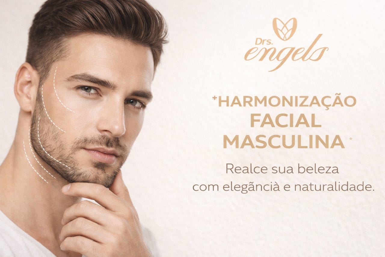 Paciente após HARMONIZAÇÂO FACIAL EM PONTA GROSSA na Clínica DRS. Engels, Ponta Grossa — resultados naturais com preenchimento e Botox.