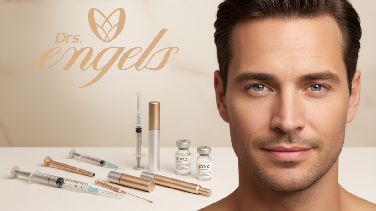 Pergunta: harmonização facial é definitiva? Ilustração explicativa sobre duração de Botox, preenchimento e tratamentos na DRS. Engels.