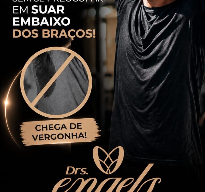 Profissional aplicando tratamento para sudorese excessiva em axila na Clínica DRS. Engels, Ponta Grossa, com tecnologia moderna e ambiente seguro.